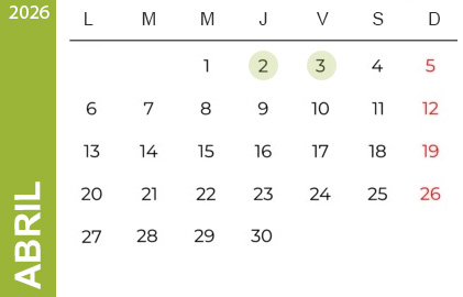 Feriados Abril 2025